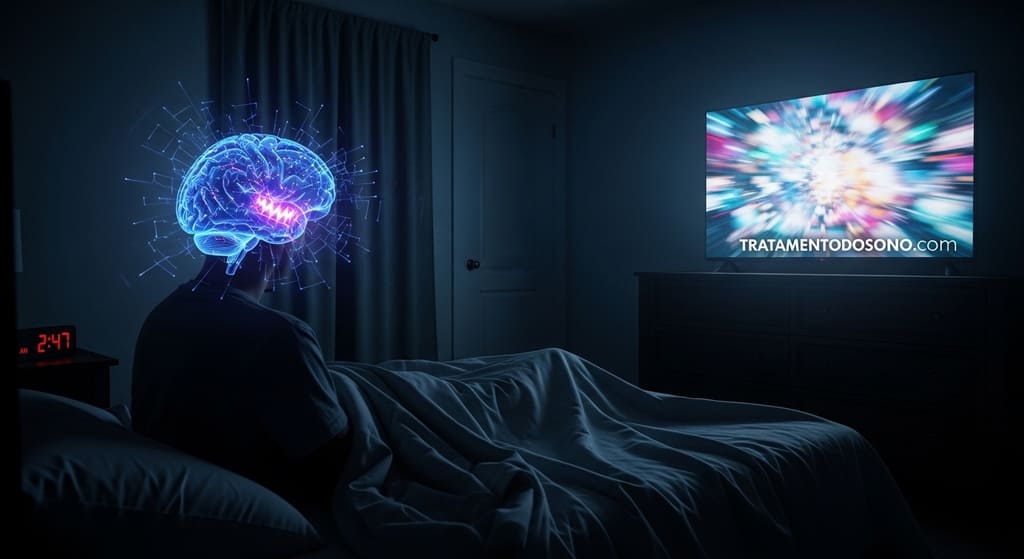 TV Ligada na Cama? O Erro Fatal Para Seu Cérebro